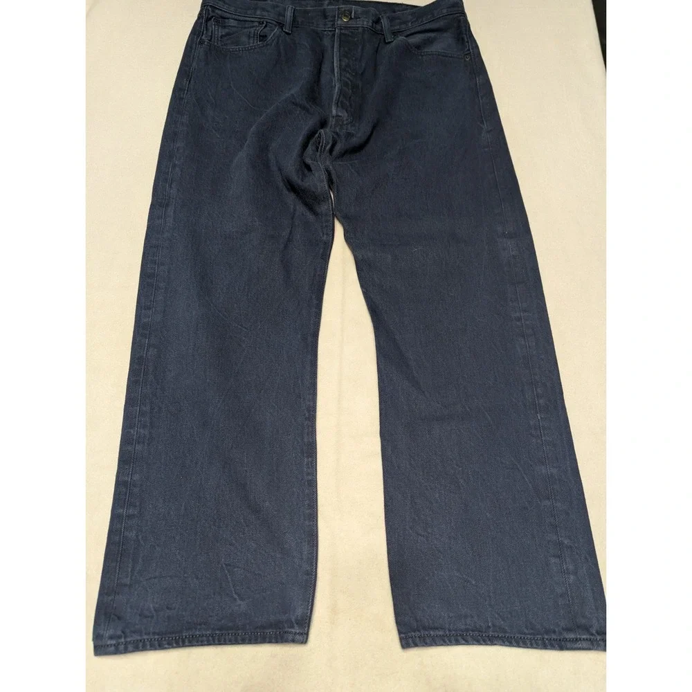 Levi's 501 XX Classic Straight Leg Button Fly Mens Jeans Dark‎ Blue Size 40